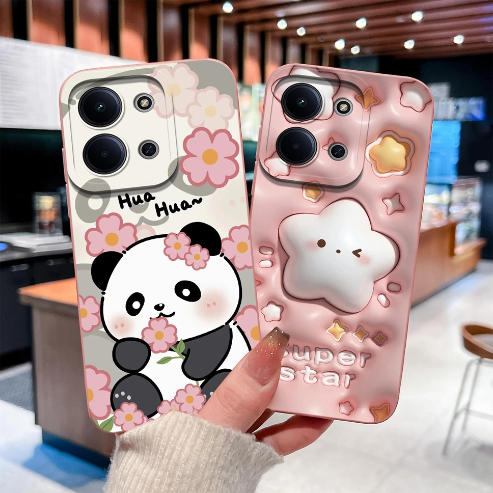 Para Xiaomi Poco C85 4G Funda de teléfono divertido gato Material de silicona líquida Funda suave y agradable para la piel para Poco C 85 Funda a prueba de golpes - imagen 4