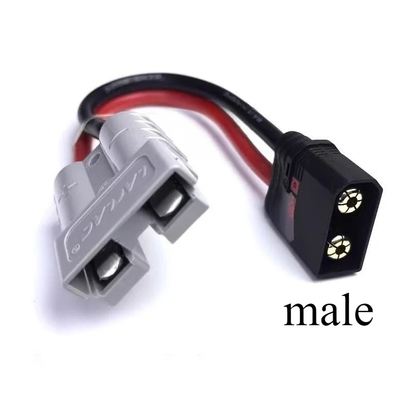 50A 8/10WAG QS8-S a conector Andeson vehículo eléctrico batería de litio adaptador macho hembra línea batería carretilla elevadora derivación cable - imagen 5