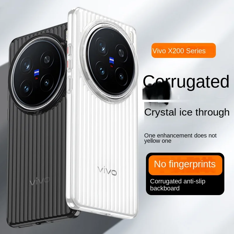 Para VIVO X200 Pro Hard PC mate transparente funda protectora trasera delgada para VIVO X200 X200Pro funda completa para teléfono - imagen 2