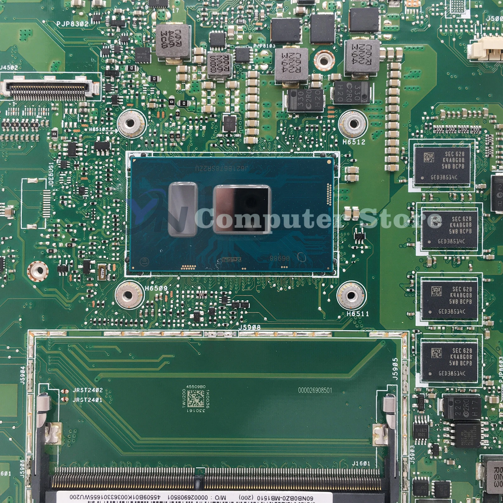 Placa base para ordenador portátil UX560UAK I3 I5 I7-6th 7th CPU 8GB-RAM para ASUS UX560U UX560UA Q504U Q504UA Q504UAK placa base para portátil - imagen 5