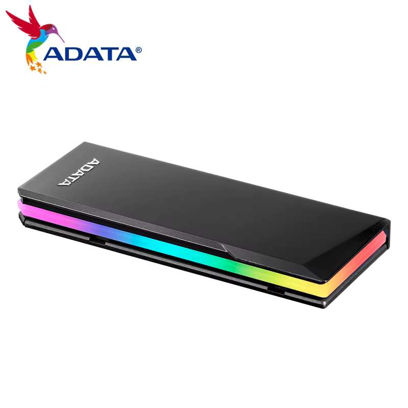 ADATA EC700G M2 SATA/PCle, carcasa SSD, iluminación RGB, USB 3,2 Gen2, caja de unidad de estado sólido tipo C, carcasa de disco duro SATA