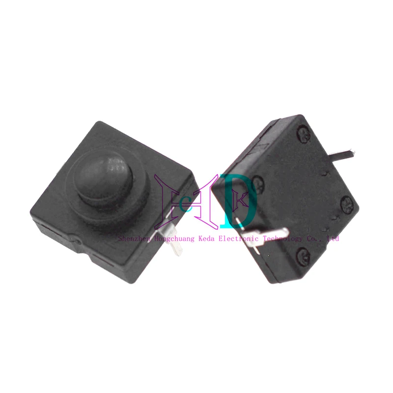 Interruptor de botón de piezas ultrafino, linterna LED fuerte, 12x12MM, 1212-112D, autobloqueo/uno encendido y apagado, 10 Uds. - imagen 5