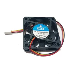 Ventilador DC 6015 60x15mm 12V 3-Pin Negro – Refrigeración PC Silenciosa