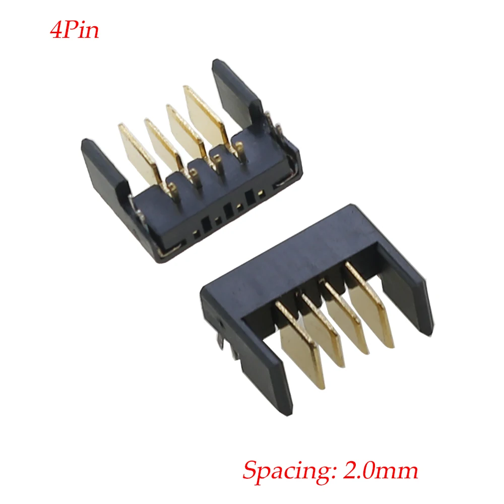 1 Uds 4/5/6/7/8/9/10Pin conector de batería para ordenador portátil paso 2,0mm soporte Clip ranura contacto enchufe macho y hembra - imagen 2