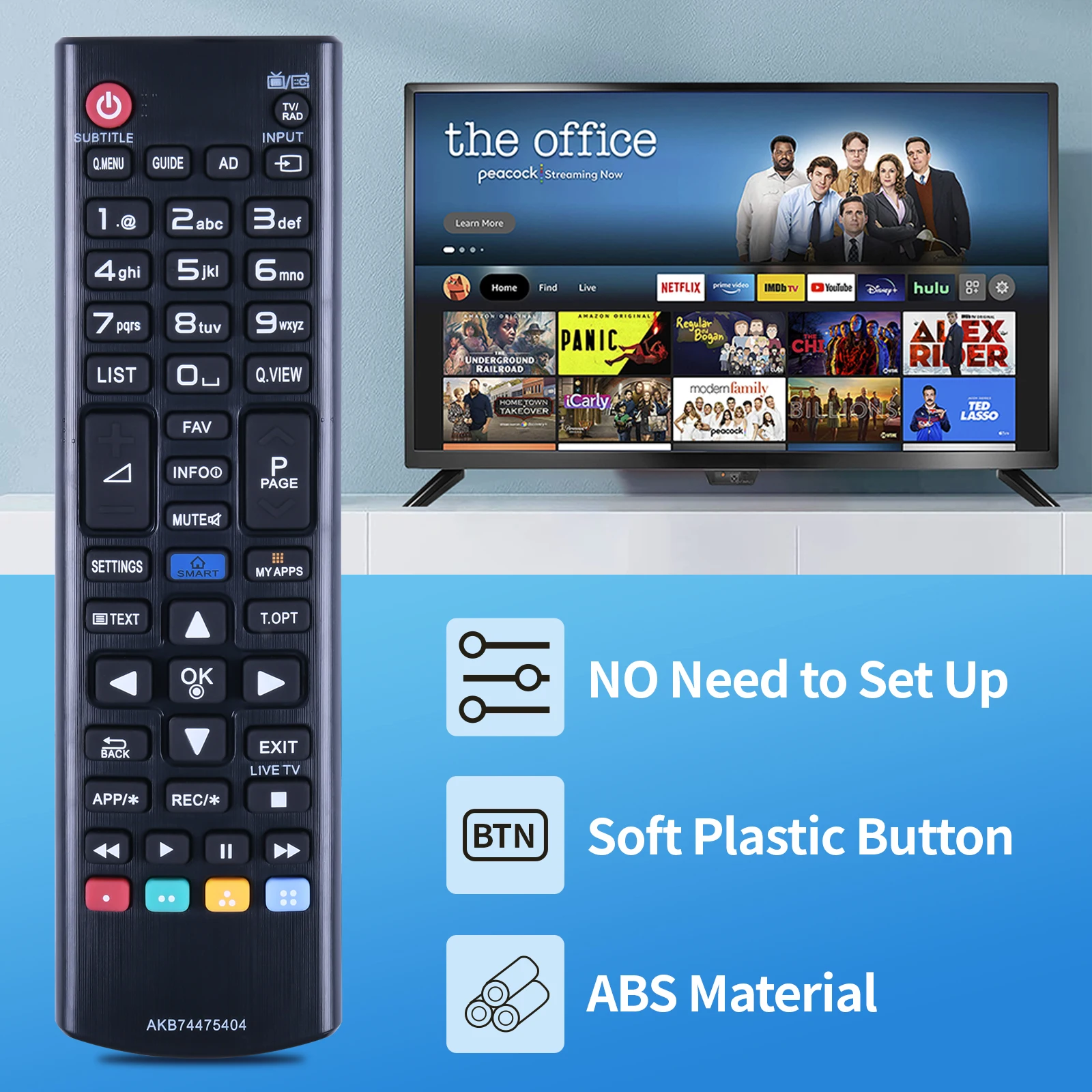 Télécommande pour téléviseur LCD, AKB74475sediFor, 32LF580V, 32LF580U, 42LF580V, Nouveau - imagen 3