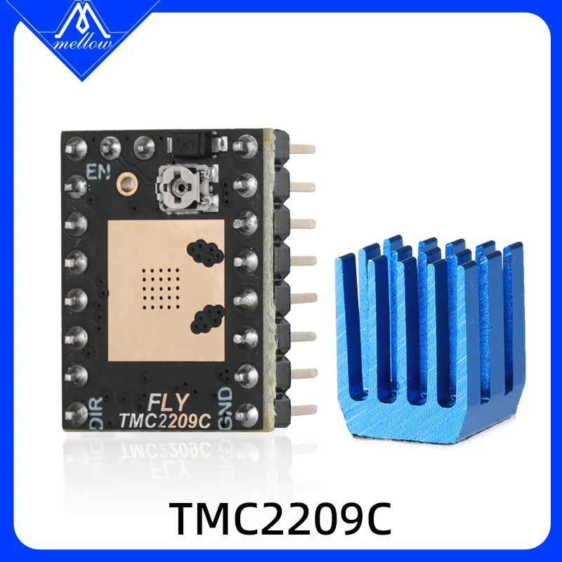 Mellow Fly TMC2209 controlador de Motor silencioso paso a paso 256 subdivisión StepStick UART 2.8A para Fly-C8 D5 placa Voron piezas de impresora 3D - imagen 2