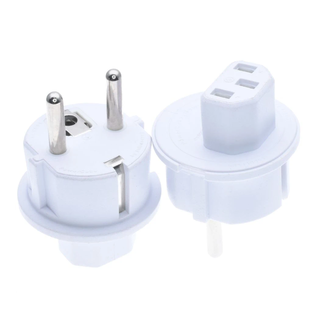 Adaptador de Cable de alimentación CEE77 de la UE, enchufe de la UE a IEC320 C13, interfaz C14, enchufe Schuko A Adaptador de escritorio - imagen 2