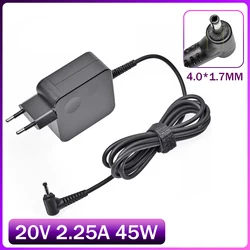 Cargador Lenovo IdeaPad 45 W, 20 V y 2,25 A