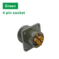 green-4 pin socket