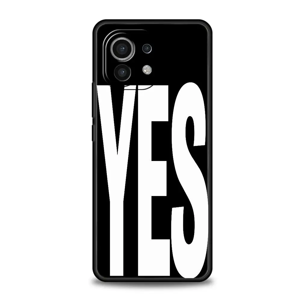 NO Y YES Art-funda de teléfono para Xiaomi Mi 17 15T 15 14 14T 13T 12T Pro 12 13 Lite 5G 11T Poco X6 X7 X5 Pro, funda suave - imagen 2