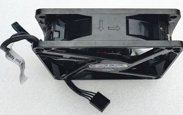 DF 0922512 RFHN nuevo ventilador 9025 9cm 12V 0.26a Control de velocidad de 4 cables ventilador de refrigeración de luz roja Led - imagen 4