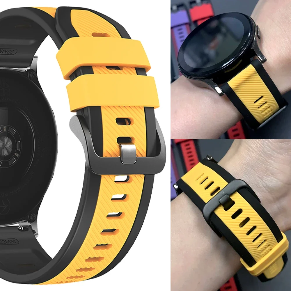 Correa deportiva de silicona de 22mm para SUUNTO RACE RUN, pulsera de reloj inteligente SUUNTO 9 PEAK PRO DLC/5 PEAK/VERTICAL/Ocean/RACE S - imagen 2