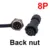 Back nut 8P