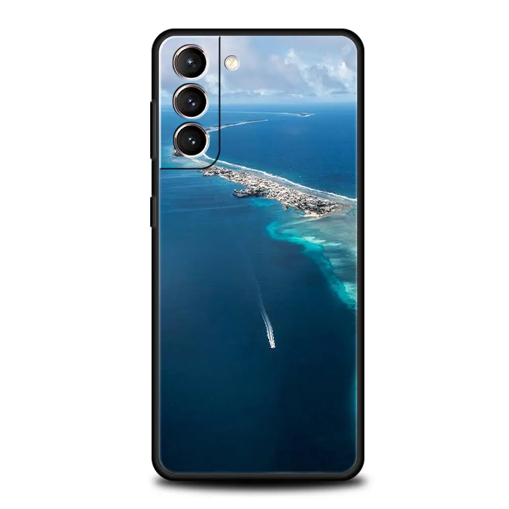 Funda de teléfono con bandera de las Islas Marshall para Samsung Galaxy S25 Edge S24 S23 S22 S20 Ultra S21 FE 5G S10 Plus, funda suave de TPU - imagen 4