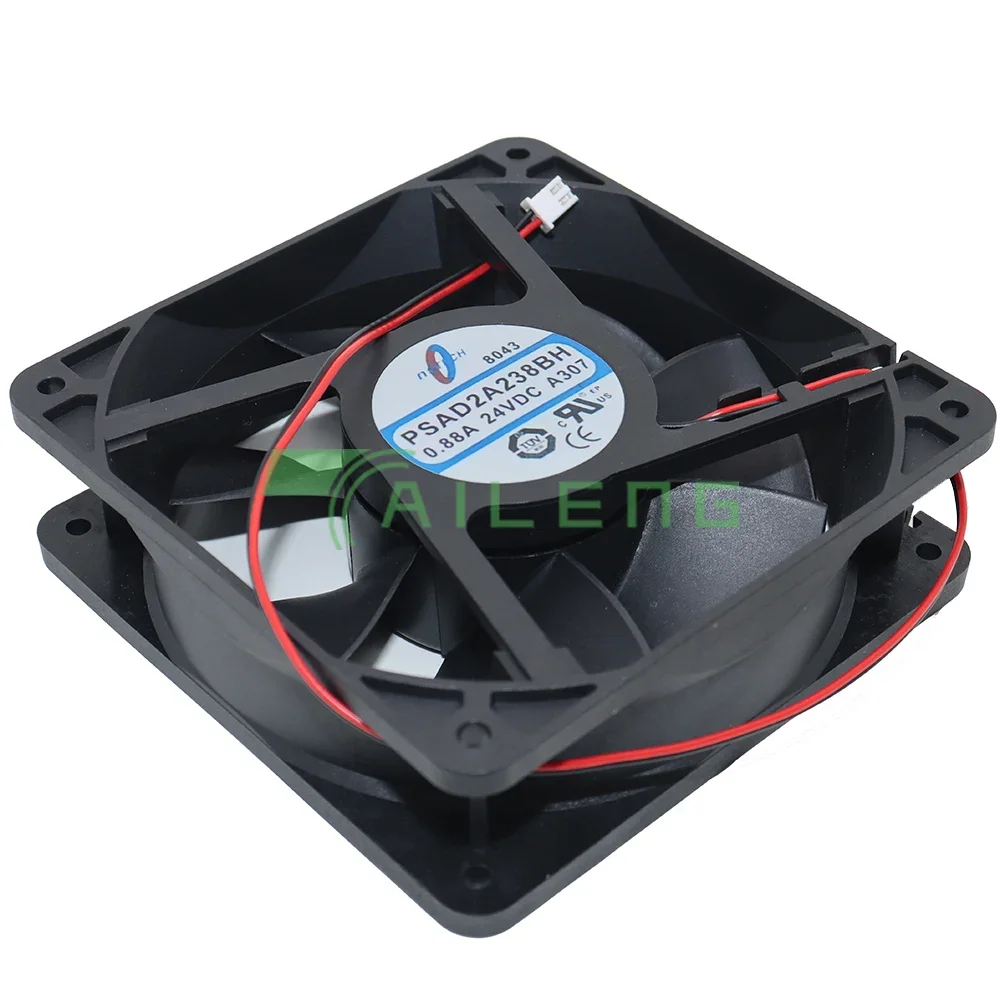 Nuevo para PSAD2A238BH DC24V 0.88A dos cables 12cm ventilador 120mm 120*120*38mm ventilador de refrigeración - imagen 4