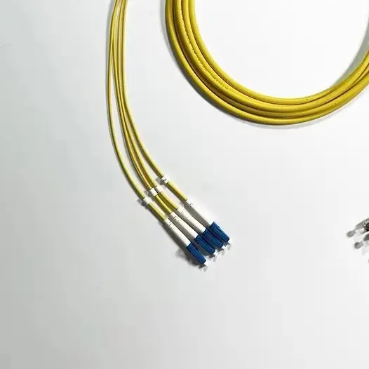 Cable de conexión de fibra 4 núcleos LC-LC 1m-50m monomodo 20m10m5m30m3m puente incluido SC FC ST E2000 SM cable de parche de fibra óptica 4C ELINK