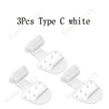 3Pcs Type C white AA