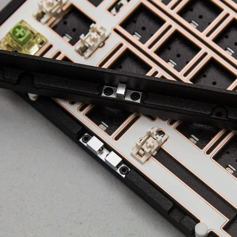 Kit personalizado de teclado mecánico SCC80, modo Triple, inalámbrico, 24G, Bluetooth, desmontaje rápido, cuerpo completo de aluminio, mecanizado CNC en caliente - imagen 5