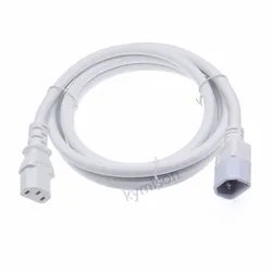 Cable Extensión IEC 320 C14 a C13 Macho a Hembra para PDU y UPS