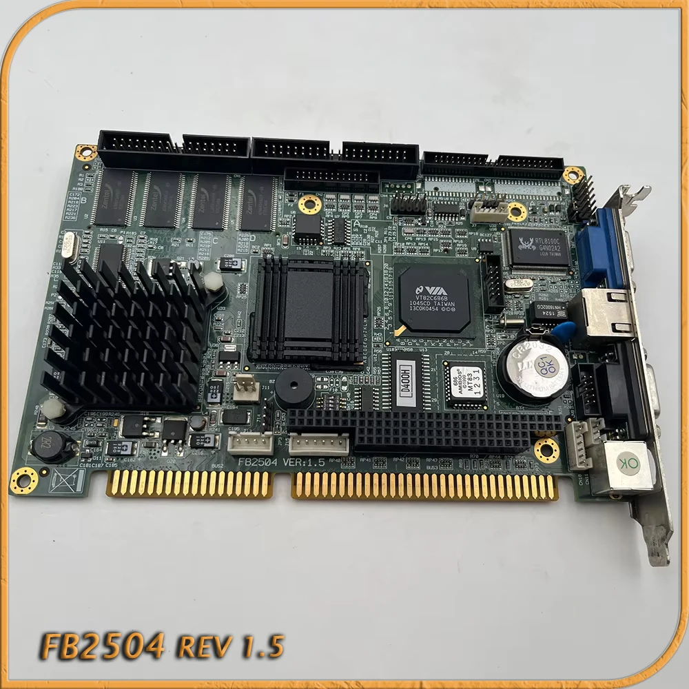 FB2501 REV 2,0 FB2504 REV 1,5 IPC ISA placa 486 586 placa base industrial tarjeta de CPU de tamaño medio PICMG1.0 PC/104