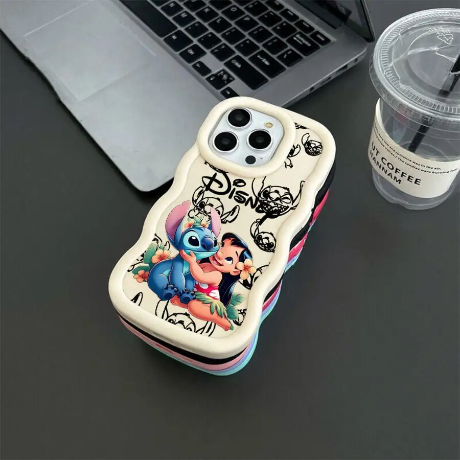 Disney Stitch Case for iPhone XR 14 17 Air 8 11 12 16 Pro Max 13 15 Plus Soft Phone Cover - imagen 5