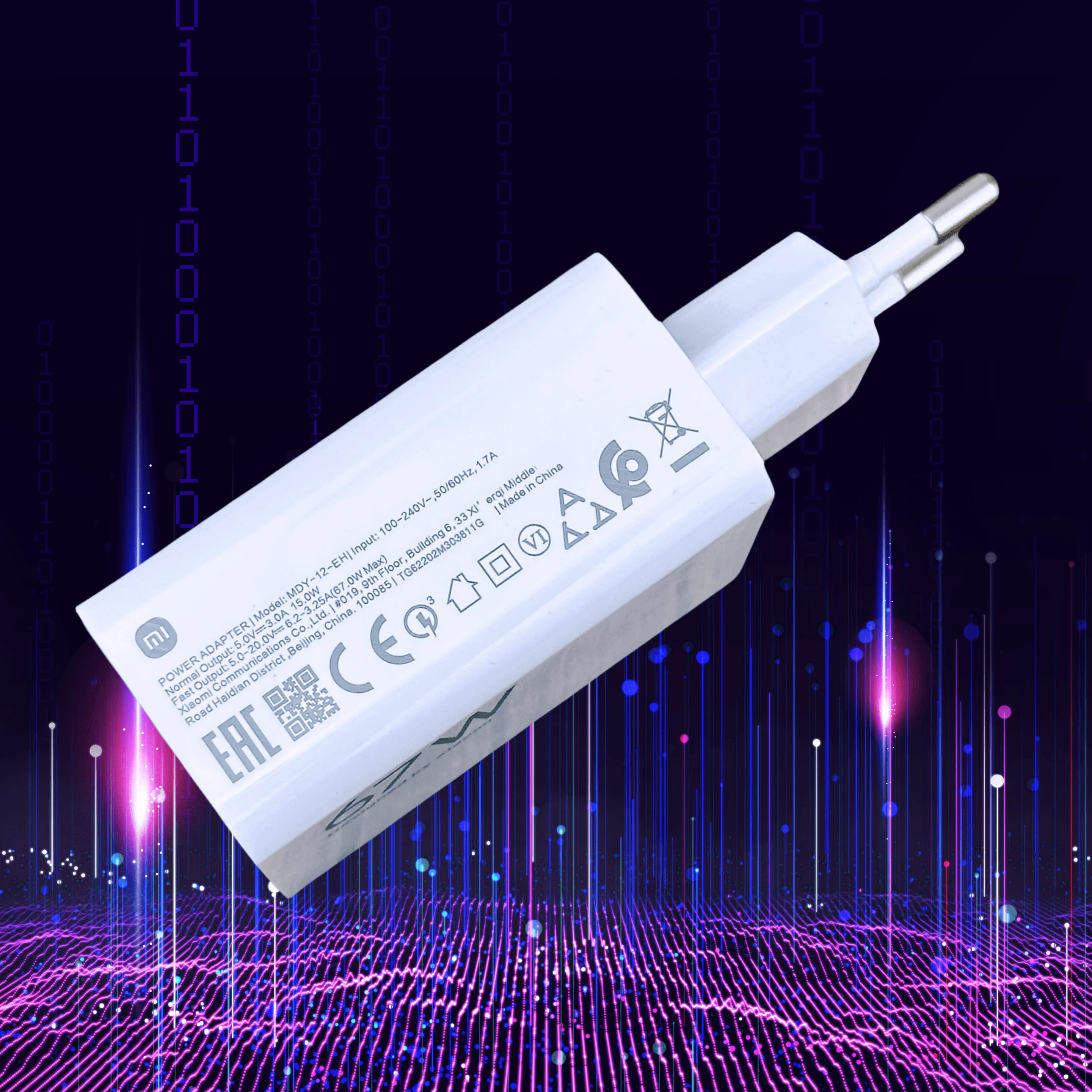 Cargador Original Xiaomi de 67w, adaptador Turbo Gan EU, Cable Usb tipo C 6A para teléfono Poco x5 F5 Pro Mi 13 Lite Mix Fold 3 2 - imagen 4