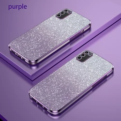 Samsung Galaxy A02s/M02s – Funda de silicona con brillo degradado
