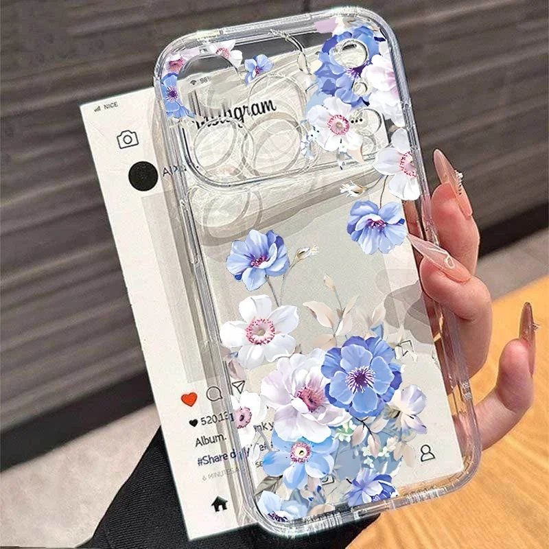 Funda de teléfono con margaritas y flores de dibujos animados para Xiaomi 15T Pro POCO X7 X6 X5 X4 X3 XX4 NFC F5 Pro F3 M3 Mi 11 Lite 5G NE 11T Pro