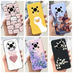 Honor X9 5G Funda Flor Amor TPU