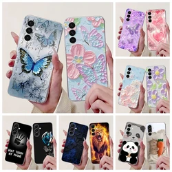Samsung Galaxy A26/A36/A56 5G – Funda de Silicona Floral
