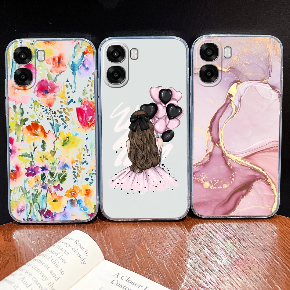 Para OPPO A6 A6X funda de teléfono ligera de Color degradado para OPPO A 6 fundas protectoras traseras anticaída de silicona transparente suave - imagen 5