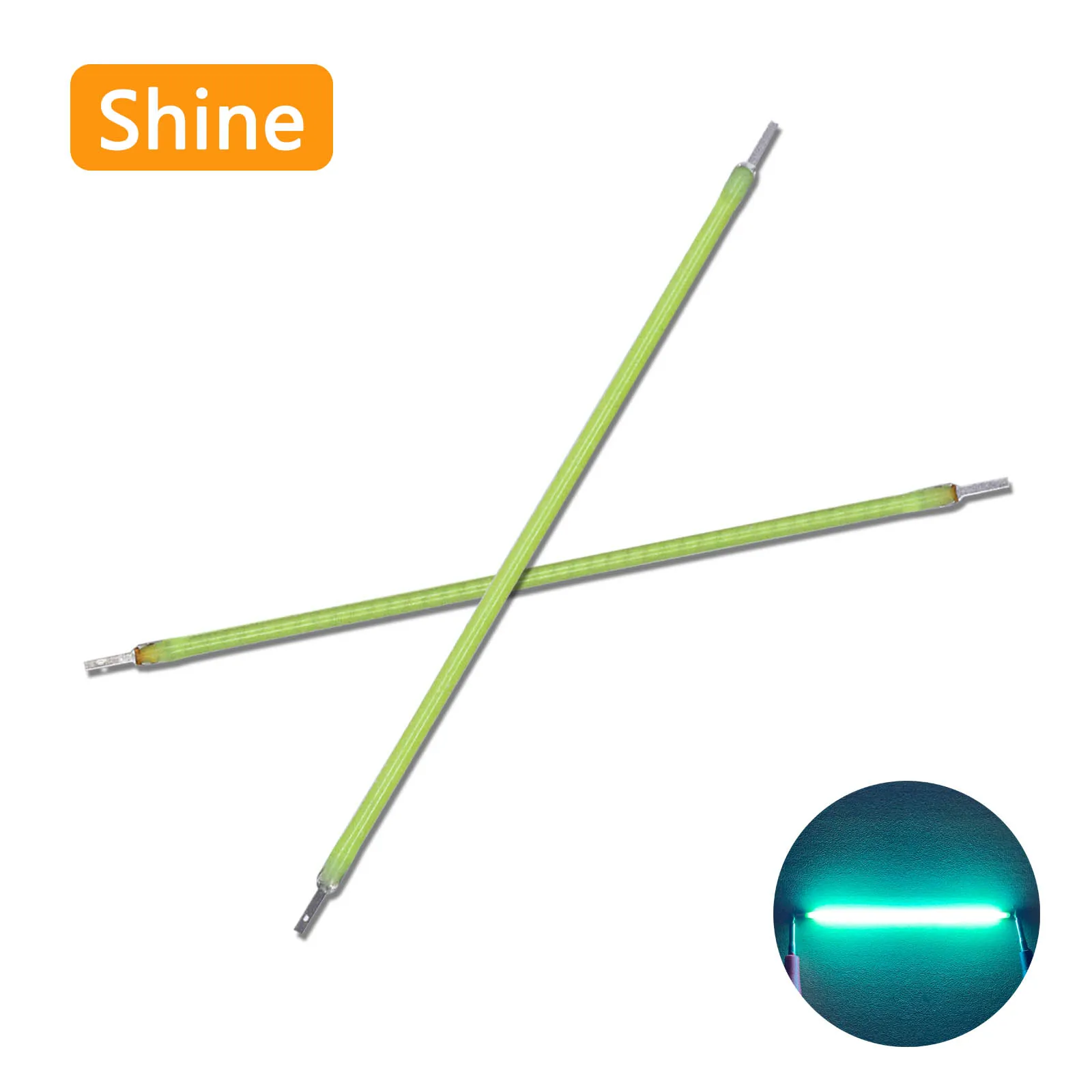 38mm 80mm 145mm 185mm 360mm 450mm filamento LED Flexible DC3V bombilla Edison diodo accesorios decorativos DIY