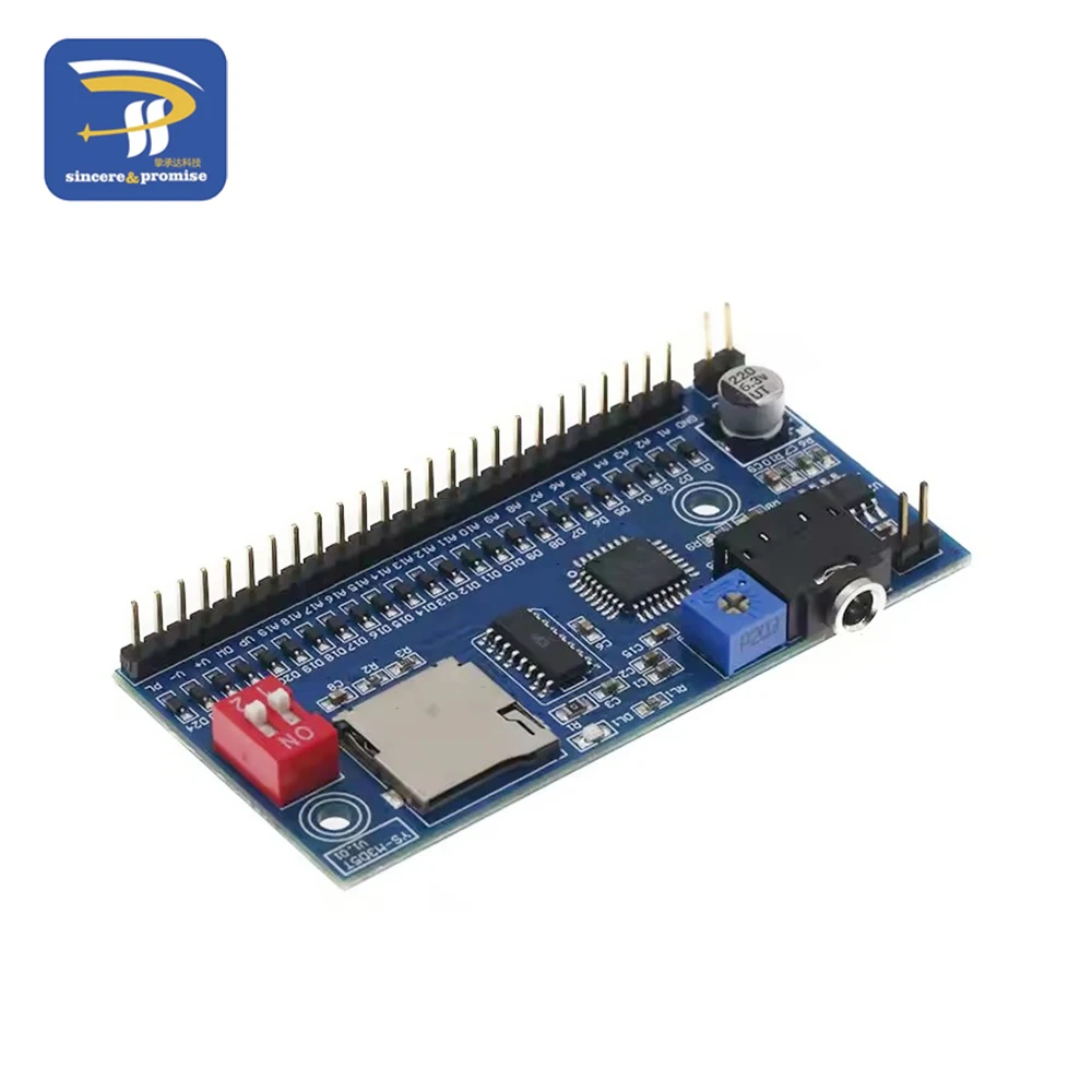 Módulo de reproducción de voz M3D5T TYPE-C MP3 activa reproducción única MCU DIY control prompt broadcaster - imagen 2