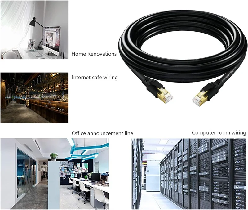 Cable Ethernet CAT6 RJ45 10Gbps – Alta Velocidad - imagen 2