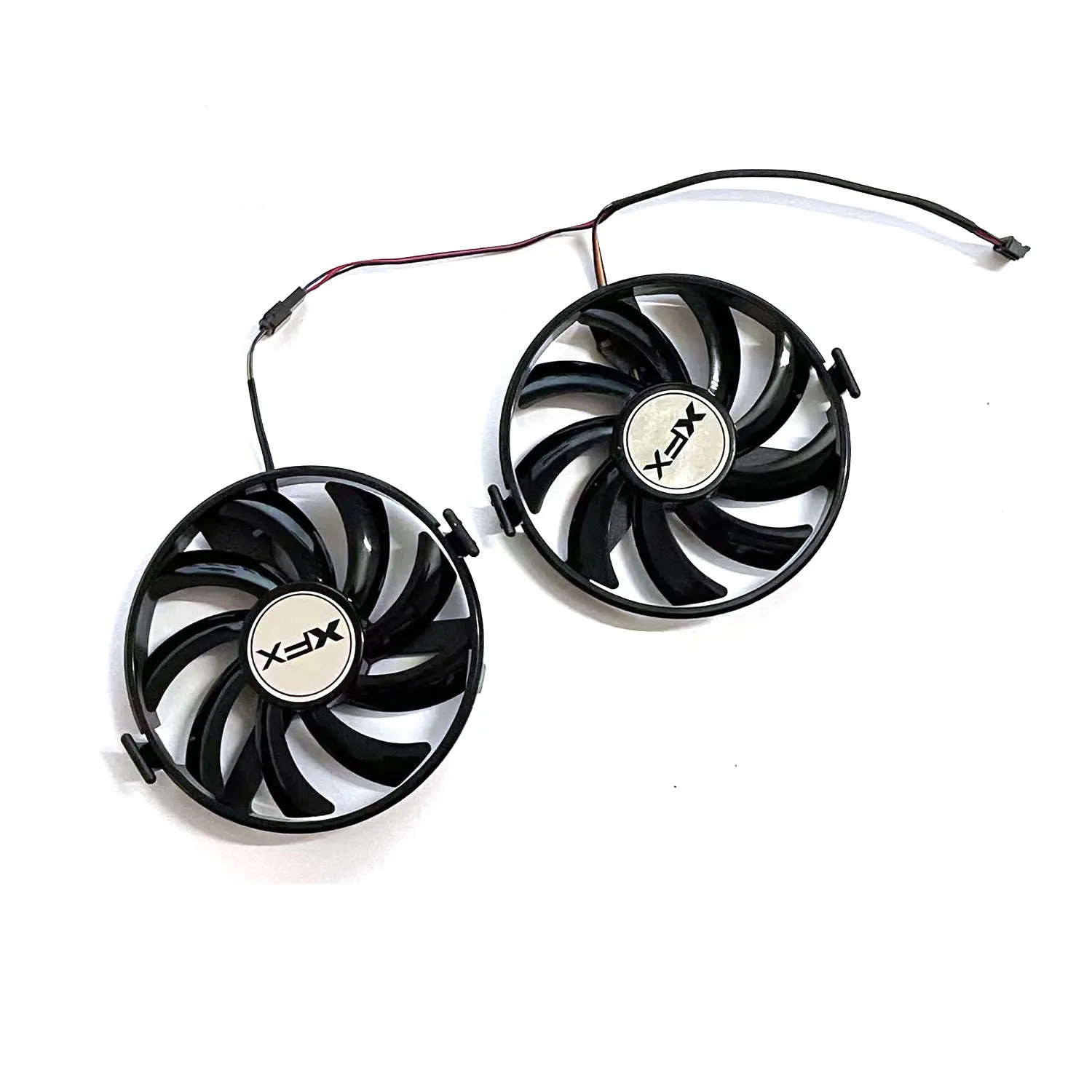 FDC10H12S9-C-ventilador FY09010H12LPB, 4 pines, XFX, GPU, para Radeon XFX R9 380 X R7 350 360, tarjeta gráfica, nuevo - imagen 5