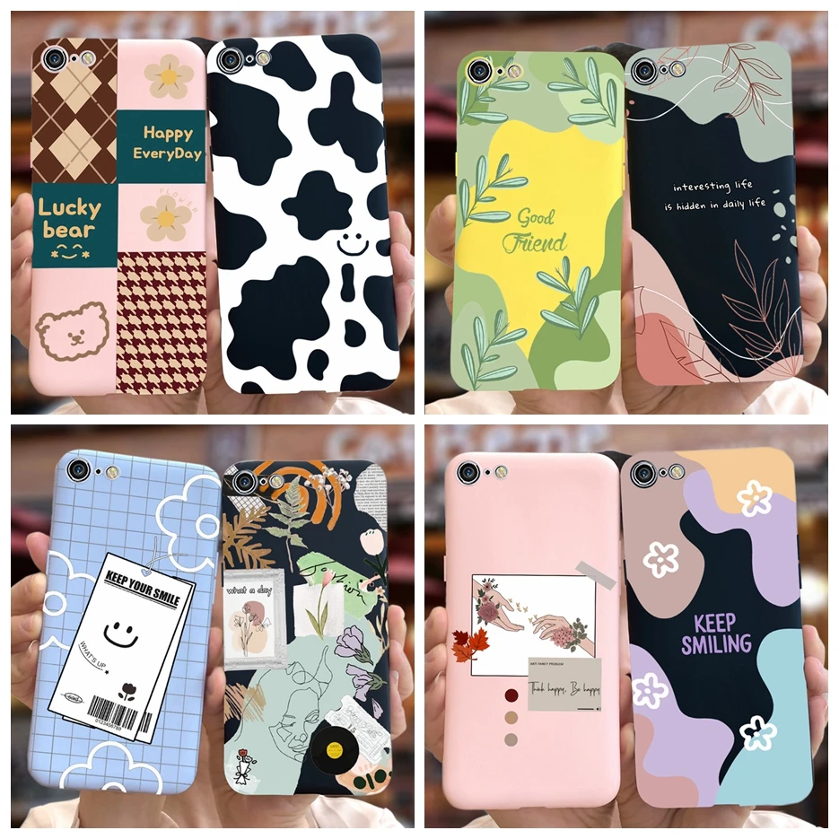 Funda de silicona suave para teléfono móvil Apple, carcasa trasera pintada con arte elegante para iPhone 6 6S Plus