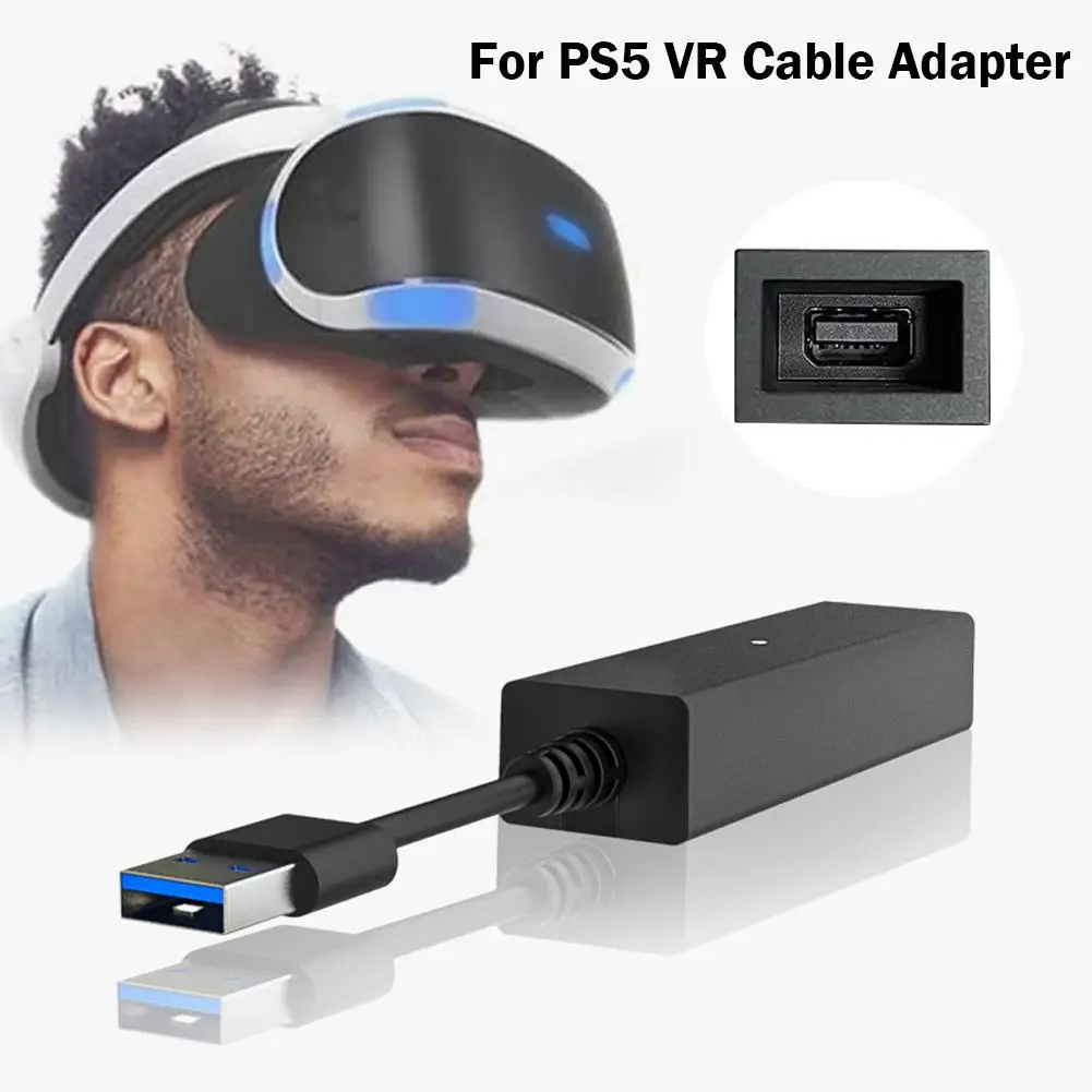 Aolion para PS5 VR Cable adaptador para consola PS5 USB 3,0 Mini conector de cámara para PS VR 5 Cable adaptador accesorios N EWW - imagen 2