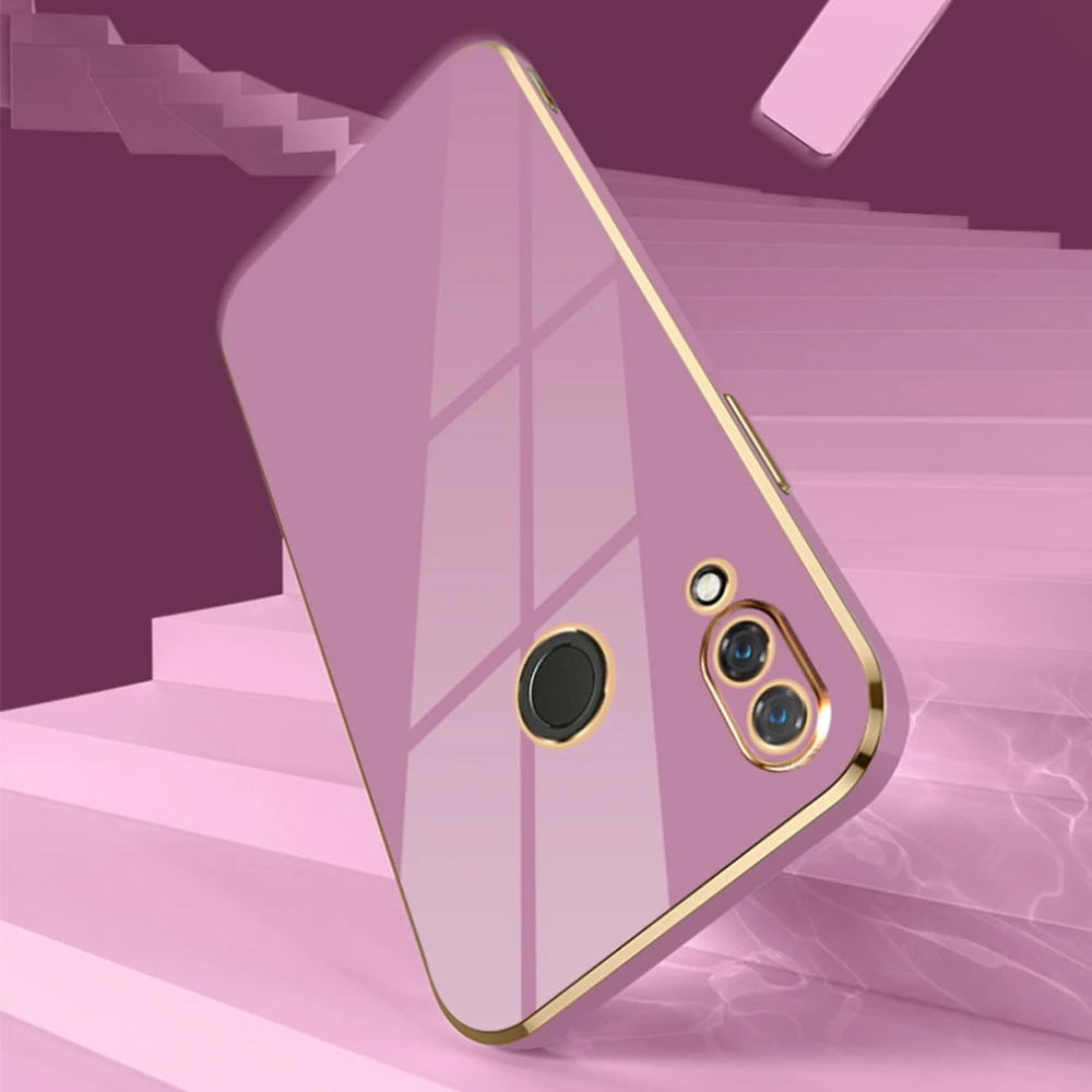 Para Honor 8X funda Honor View 10 Lite funda de teléfono JSN-L11 JSN-L21 JSN-L22 JSN-L23 funda trasera de silicona Fundas revestimiento cuadrado de lujo - imagen 3