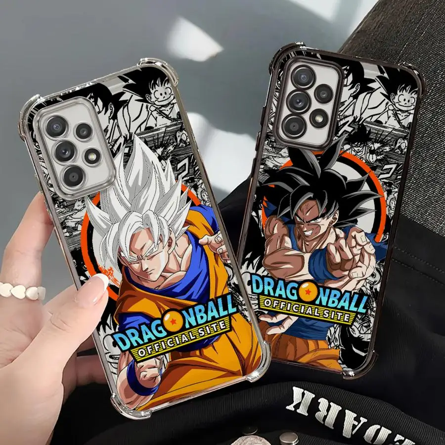 Funda de teléfono suave para Samsung Galaxy A13 A16 A52 A17 A35 A36 A33 A15 A21s A25 A26 A24 lindo anime de dibujos animados