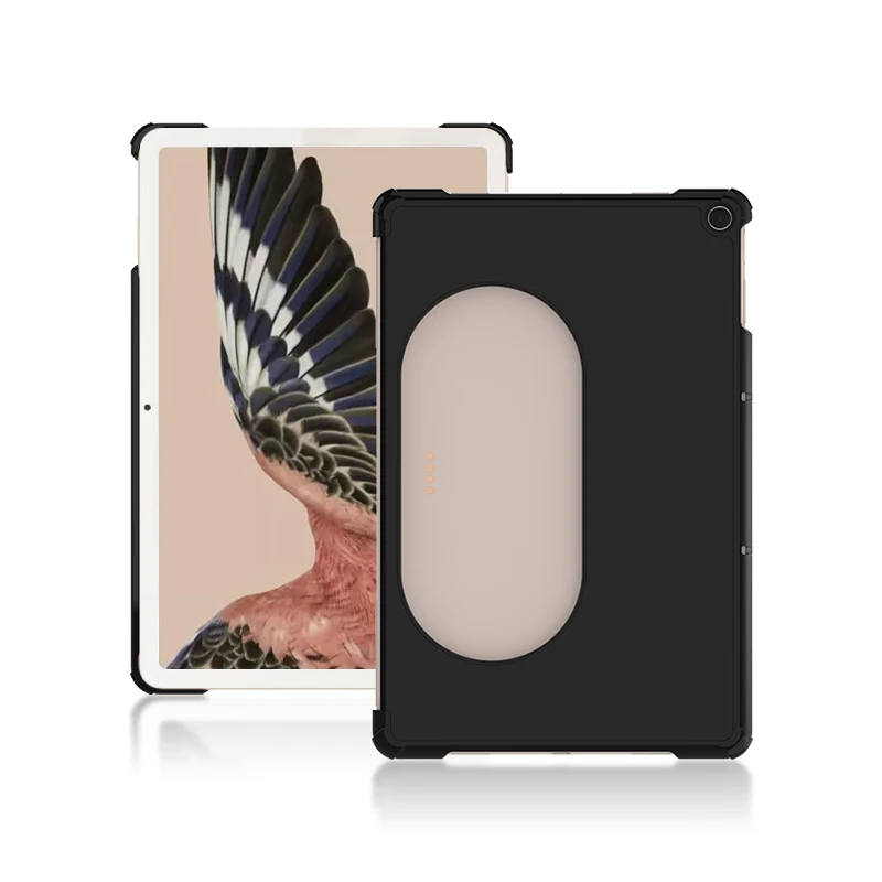 Funda AJIUYU para Google Pixel Tablet 11 pulgadas 2023 funda protectora piel PU PC soporte duro Compatible Base de altavoz de carga - imagen 4
