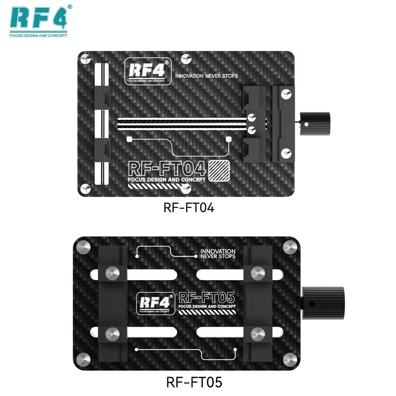 RF4 RF-FT04/FT05 Clip de placa base para reparación de teléfonos móviles hebilla deslizante de doble eje negro fijación antideslizante herramientas de reparación de teléfonos móviles