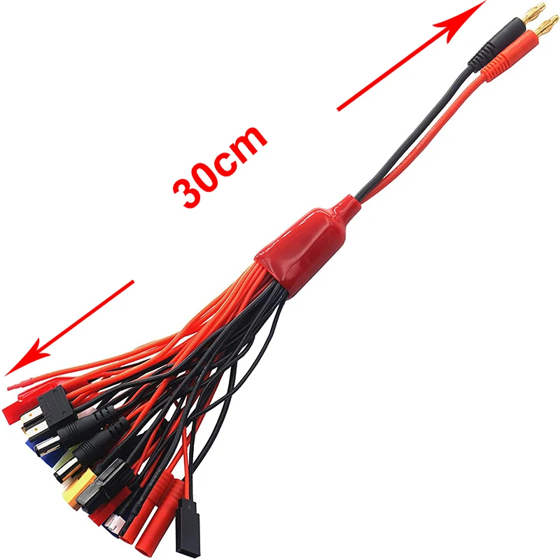 1 Uds. Adaptador de Cable de carga de equilibrio multifunción 19 en 1 XT60 EC3 EC5 HXT TAMIYAS para cargador IMAX B6 B6AC - imagen 2
