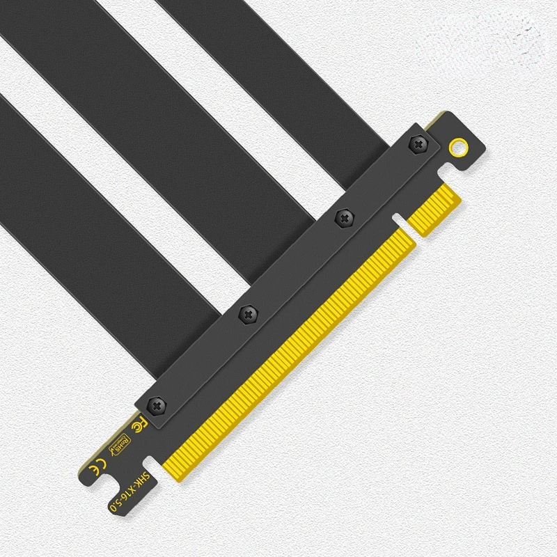 Nuevo Cable elevador 16GT-s PCIe 16x4,0 macho a macho hembra a hembra 5U Gold-Finger pci-express 4,0x16 Signal Docking Riser Jumper - imagen 2
