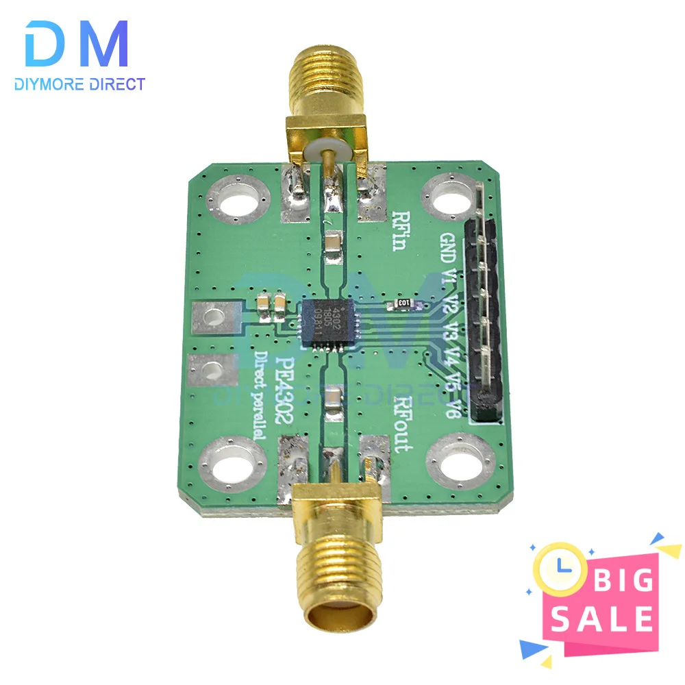 Atenuador RF de 1MHz ~ 4GHz, módulo atenuador de Control numérico, 0,5db, SMA hembra, modo paralelo inmediato, atenuador NC de 50 Ohm - imagen 4
