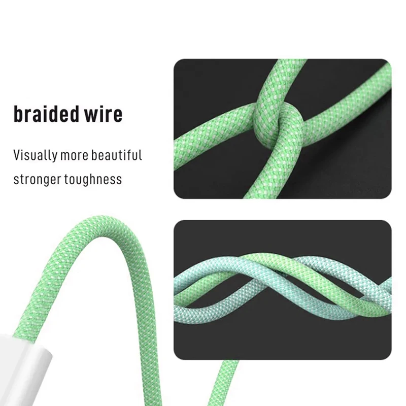 1M 10 Uds 20 piezas Cable USB C a tipo C 60W para Apple Phone 15 PD carga rápida para Huawei Xiaomi Samsung tipo C accesorios de Cable - imagen 5