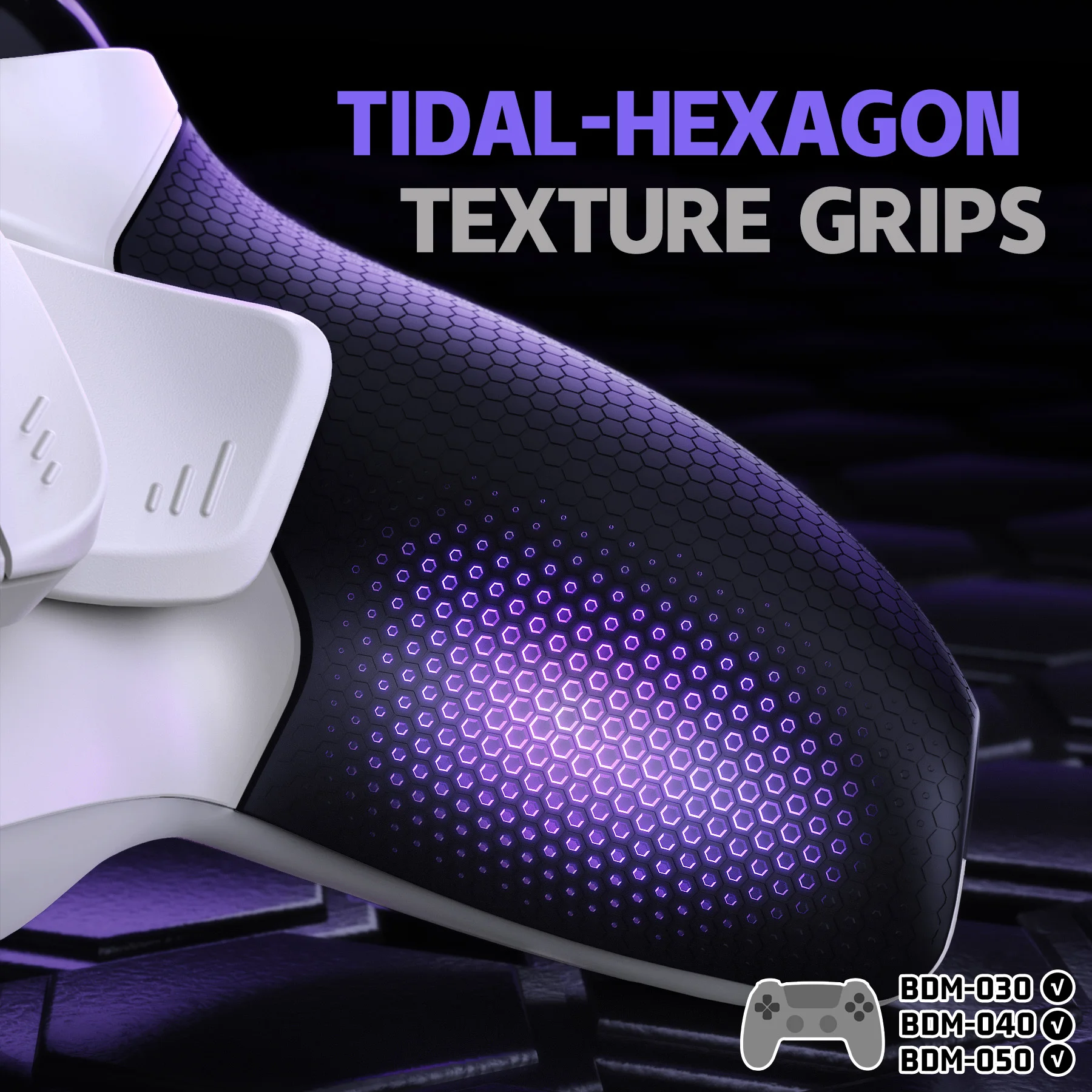 eXtremeRate RISE4 Plus MAX Kit de botón trasero extraíble con parada de gatillo clicky y empuñadura de goma para controlador ps5 BDM-030 040 050 - imagen 5