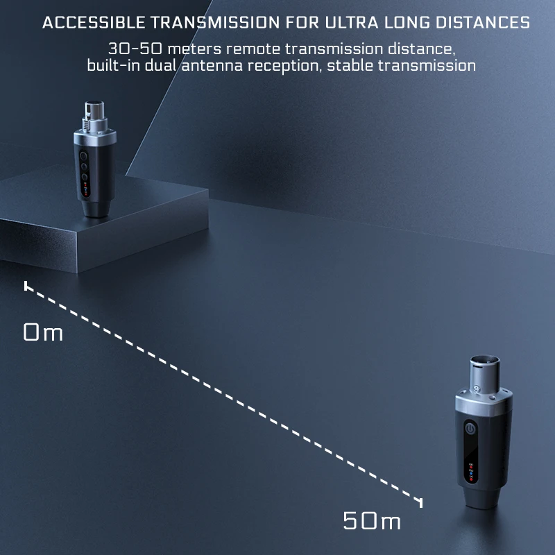 Sistema de transmisión y recepción inalámbrico FM con transmisión estable sin retraso para micrófonos con cable, consola mezcladora - imagen 5