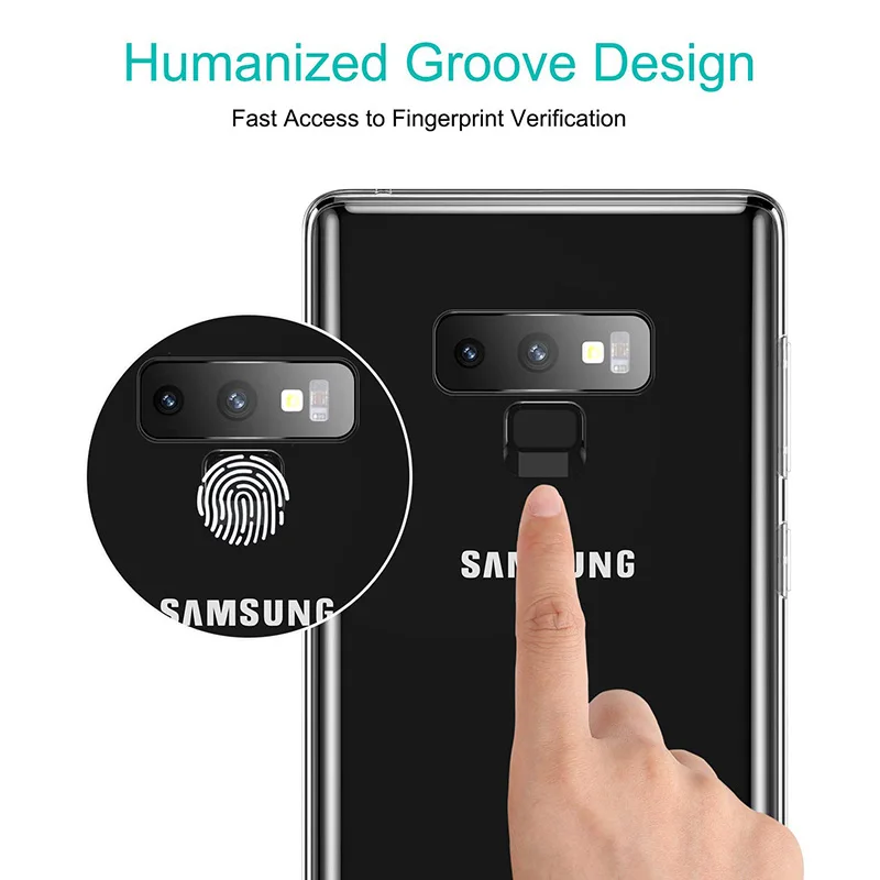 Fundas de TPU suaves y ultrafinas y cristalinas para Samsung Galaxy Note9 Note 9 funda trasera de teléfono Gel transparente GalaxyNote9 - imagen 5