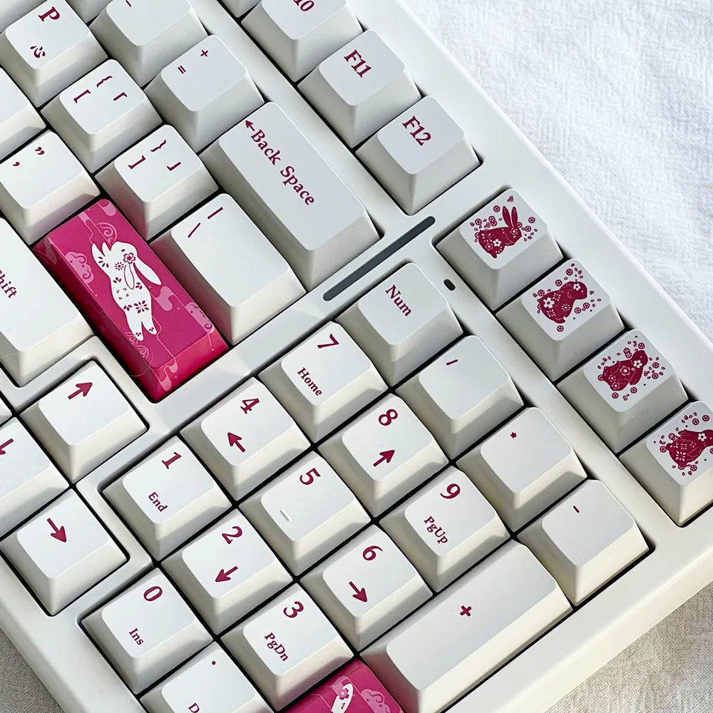 Teclado PBT de diseño Original, 140 teclas/juegos, perfil de cereza, sublimación para interruptores Corss Mx, Teclado mecánico para juegos - imagen 3