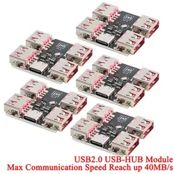 Hub USB 2.0 HAT Placa de expansión Tipo-C Divisor